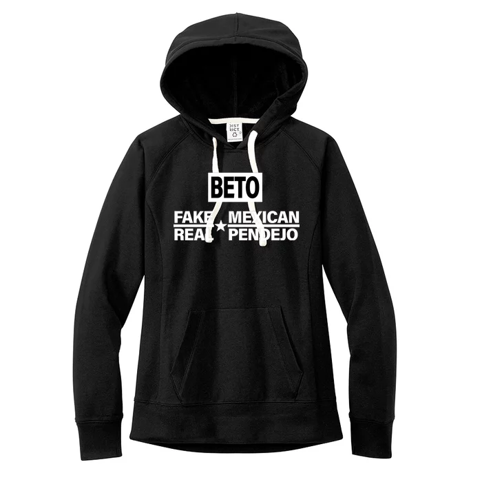 Beto Fake Mexican Real Pendejo Women's Fleece Hoodie