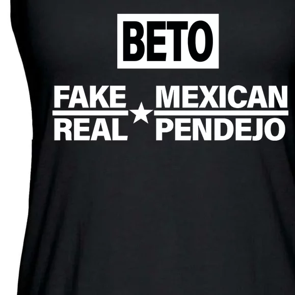 Beto Fake Mexican Real Pendejo Ladies Essential Flowy Tank