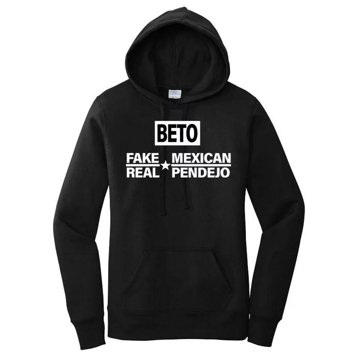 Beto Fake Mexican Real Pendejo Women's Pullover Hoodie