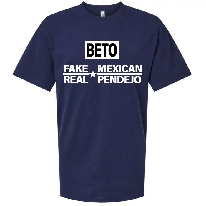 Beto Fake Mexican Real Pendejo Sueded Cloud Jersey T-Shirt