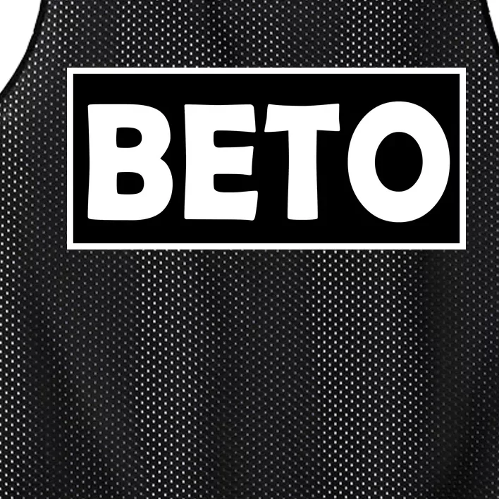 Beto For President Simple Logo Mesh Reversible Basketball Jersey Tank