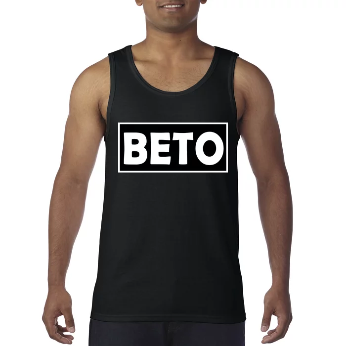 Beto For President Simple Logo Tank Top