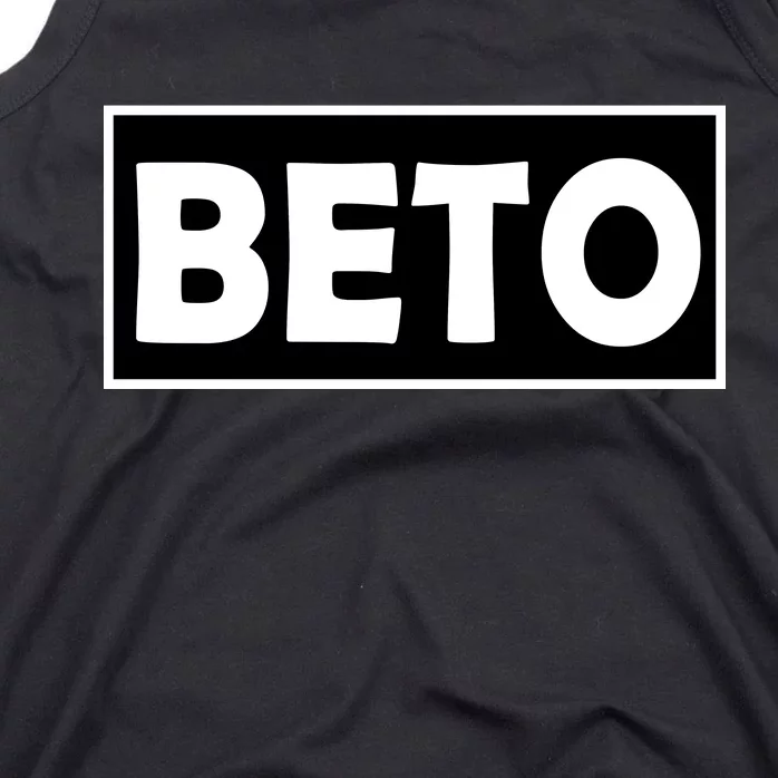 Beto For President Simple Logo Tank Top