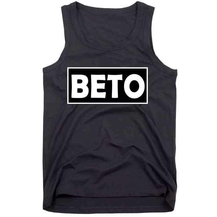 Beto For President Simple Logo Tank Top