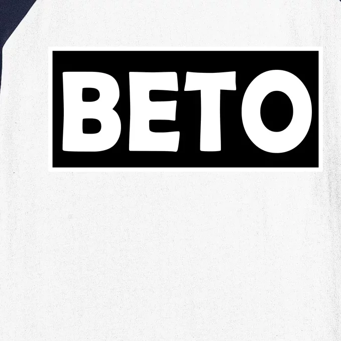 Beto For President Simple Logo Baseball Sleeve Shirt