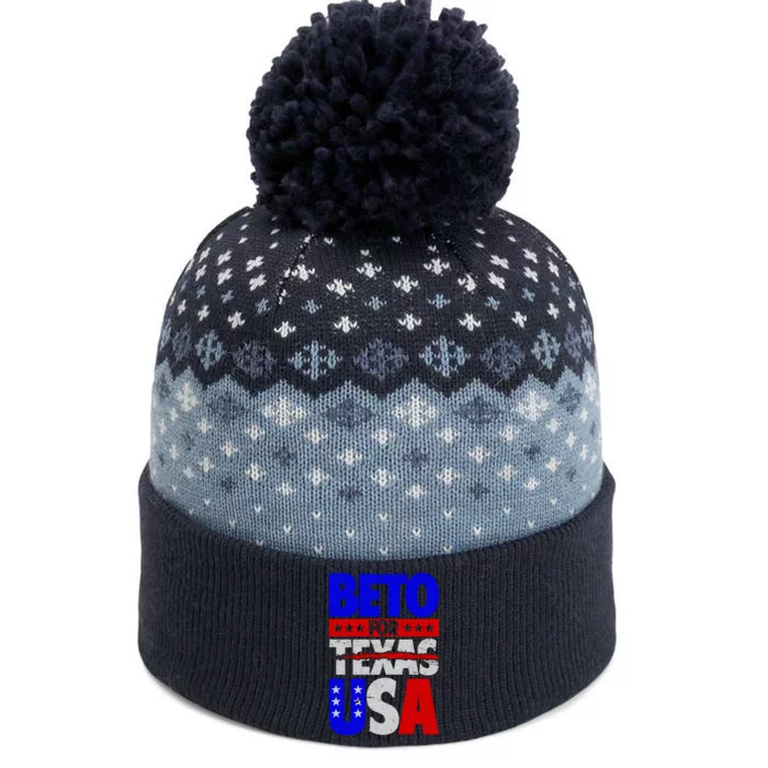 Beto For USA The Baniff Cuffed Pom Beanie