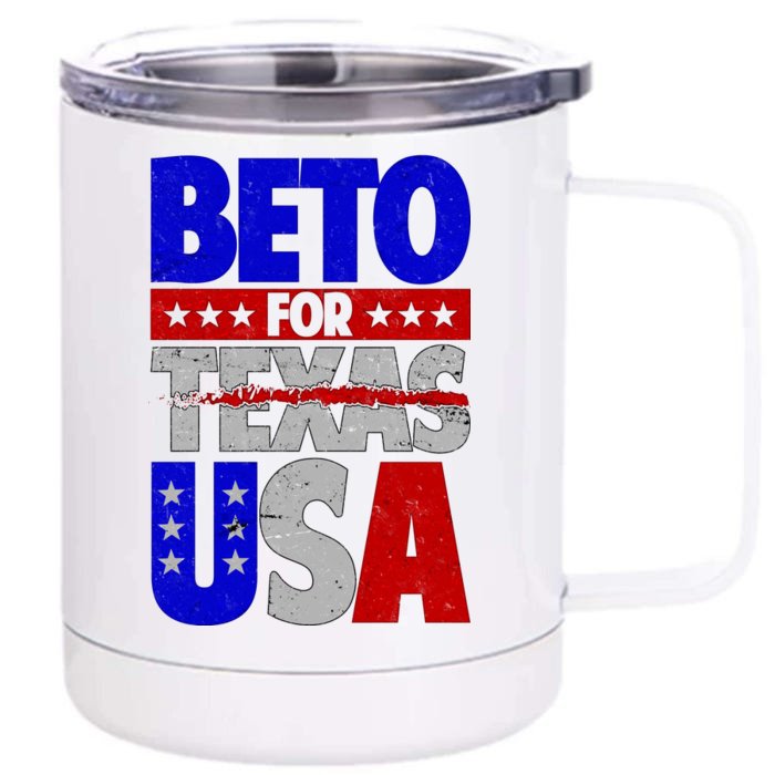 Beto For USA Front & Back 12oz Stainless Steel Tumbler Cup