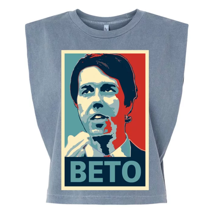 Beto O'Rourke Democrat Senate Texas Vote Supporters Garment-Dyed Women's Muscle Tee