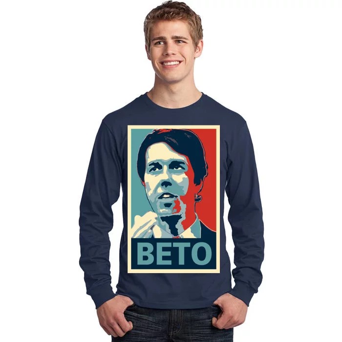 Beto O'Rourke Democrat Senate Texas Vote Supporters Tall Long Sleeve T-Shirt