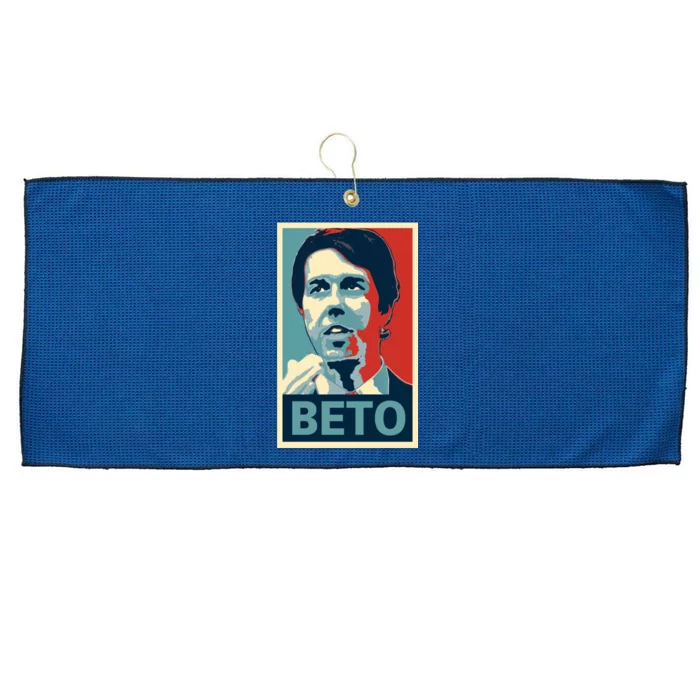 Beto O'Rourke Democrat Senate Texas Vote Supporters Large Microfiber Waffle Golf Towel