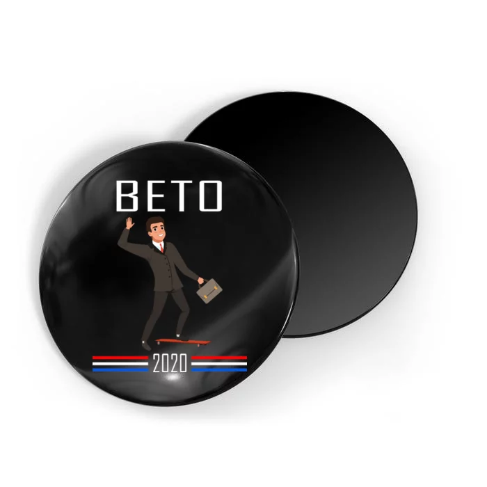 Beto O'Rourke For President Skateboarding Magnet