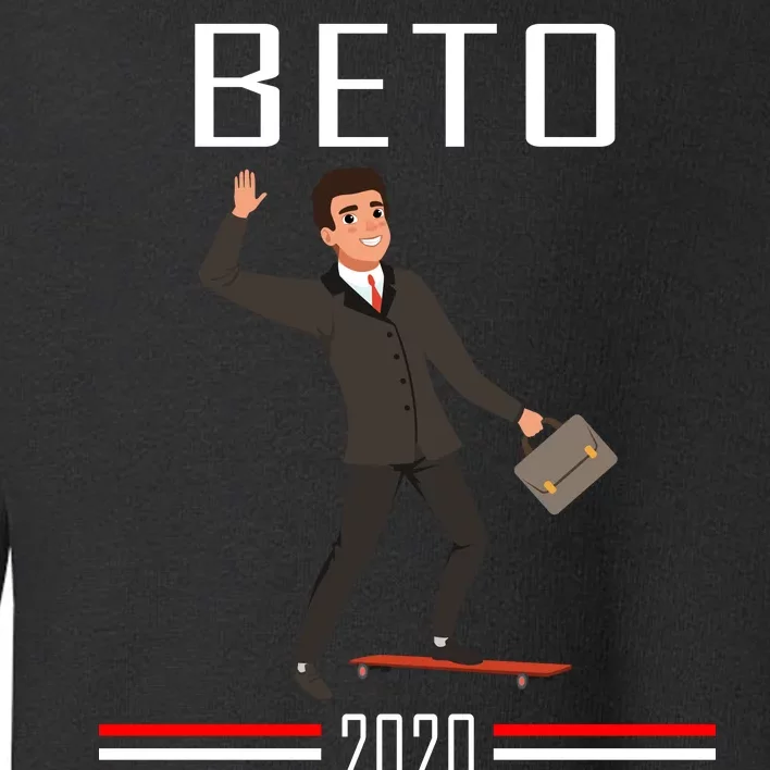 Beto O'Rourke For President Skateboarding Toddler Sweatshirt