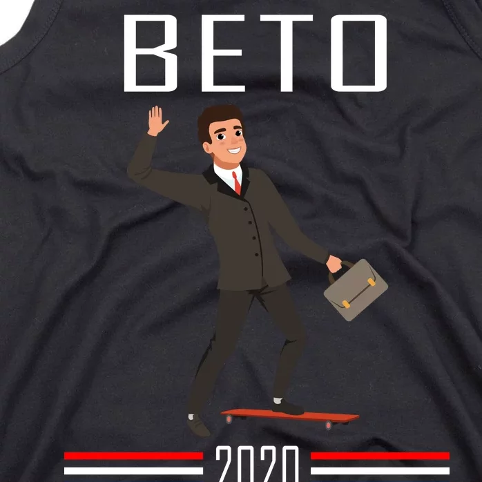 Beto O'Rourke For President Skateboarding Tank Top