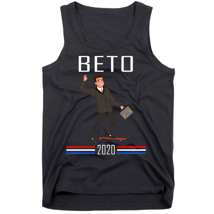 Beto O'Rourke For President Skateboarding Tank Top