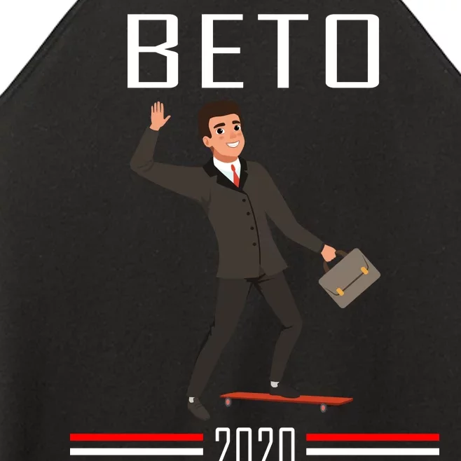 Beto O'Rourke For President Skateboarding Women’s Perfect Tri Rocker Tank