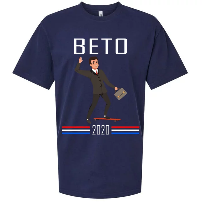 Beto O'Rourke For President Skateboarding Sueded Cloud Jersey T-Shirt