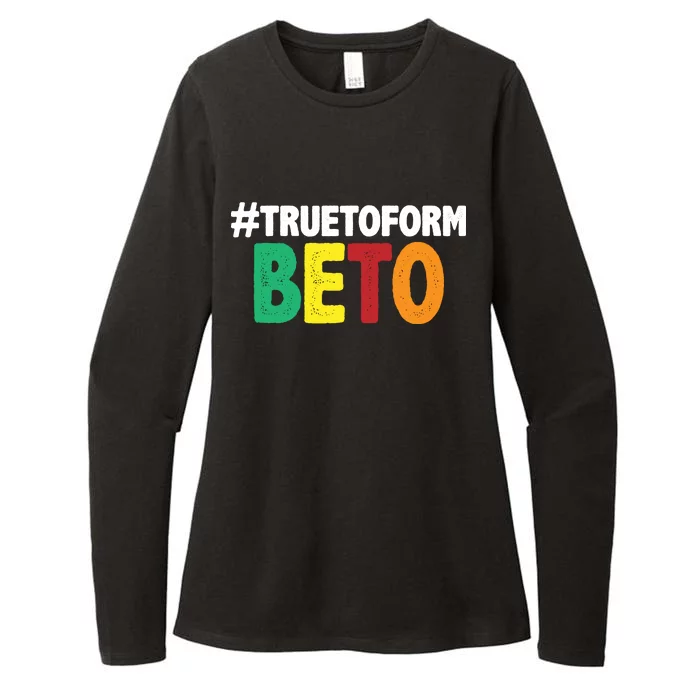 Beto O'Rourke True To Form Womens CVC Long Sleeve Shirt