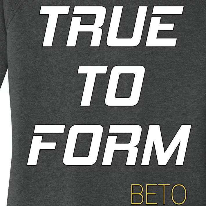 Beto True to Form Women's Perfect Tri Tunic Long Sleeve Shirt