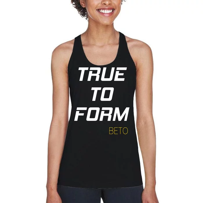 Beto True to Form Women's Racerback Tank