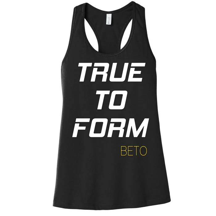 Beto True to Form Women's Racerback Tank