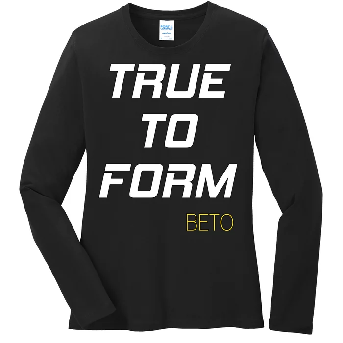 Beto True to Form Ladies Long Sleeve Shirt