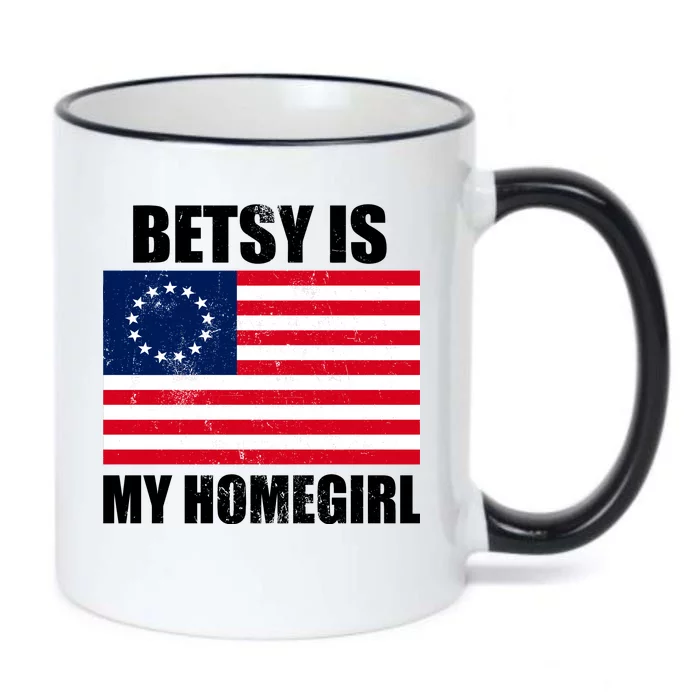 Betsy Is My Homegirl Black Color Changing Mug