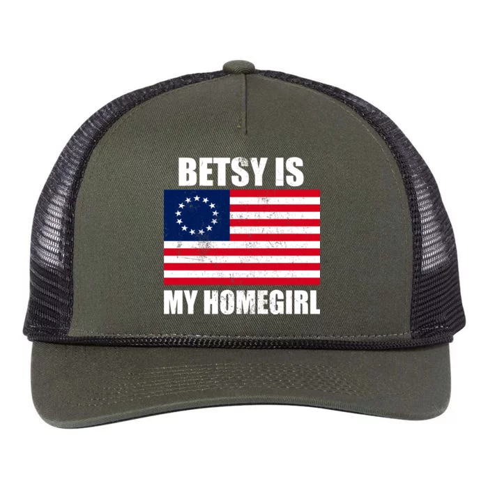 Betsy Is My Homegirl Retro Rope Trucker Hat Cap