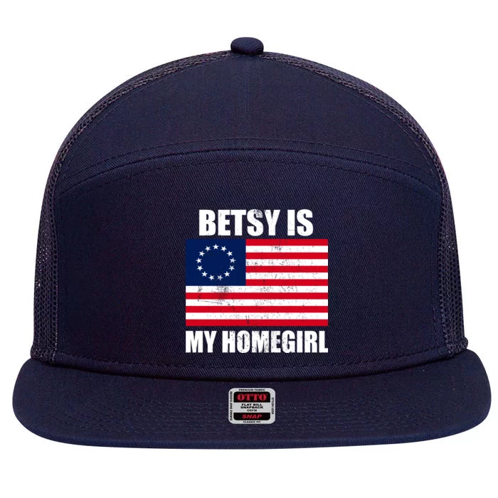 Betsy Is My Homegirl 7 Panel Mesh Trucker Snapback Hat