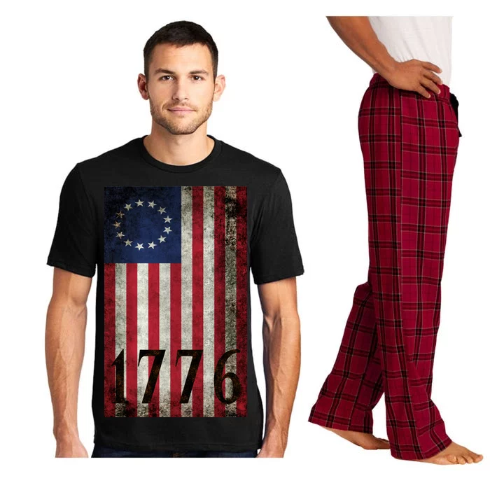 Betsy Ross 1776 13 State Original Colonies Flag Pajama Set