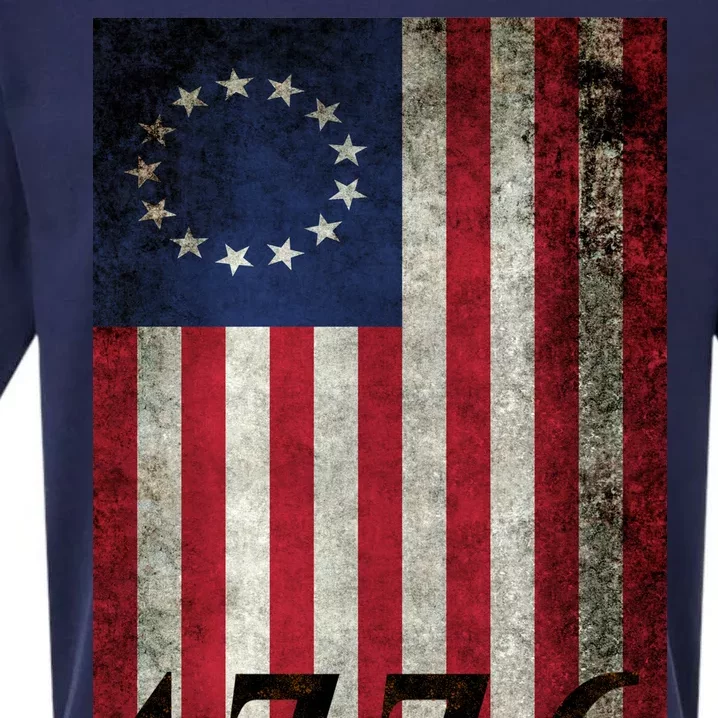 Betsy Ross 1776 13 State Original Colonies Flag Sueded Cloud Jersey T-Shirt