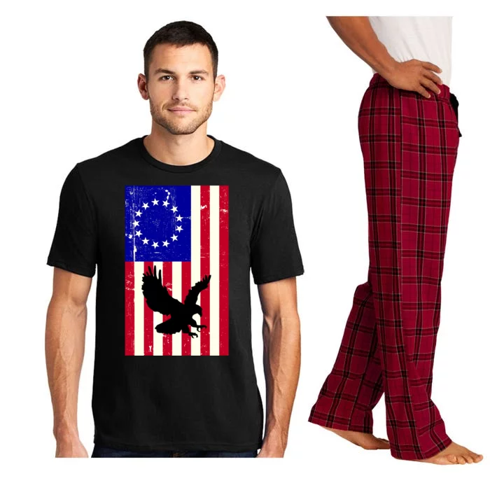 Betsy Ross 4th Of July American Flag Pajama Set