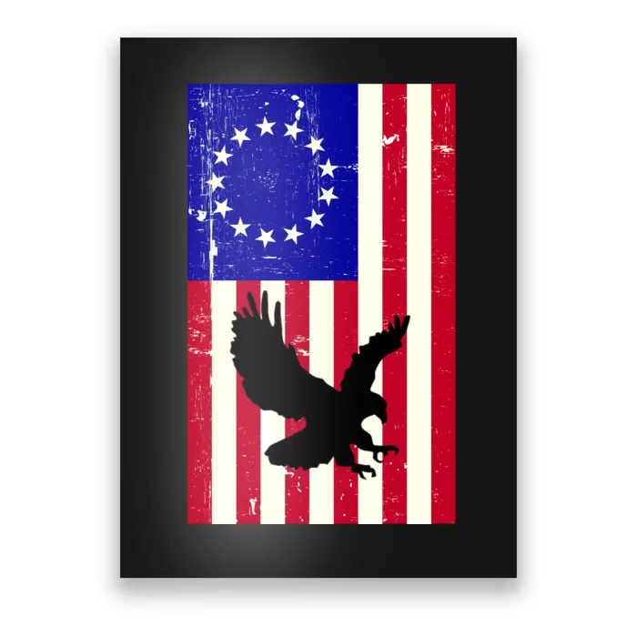 Betsy Ross 4th Of July American Flag Poster