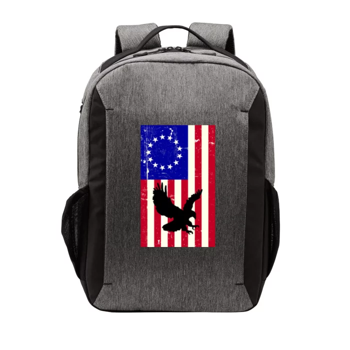 Betsy Ross 4th Of July American Flag Vector Backpack