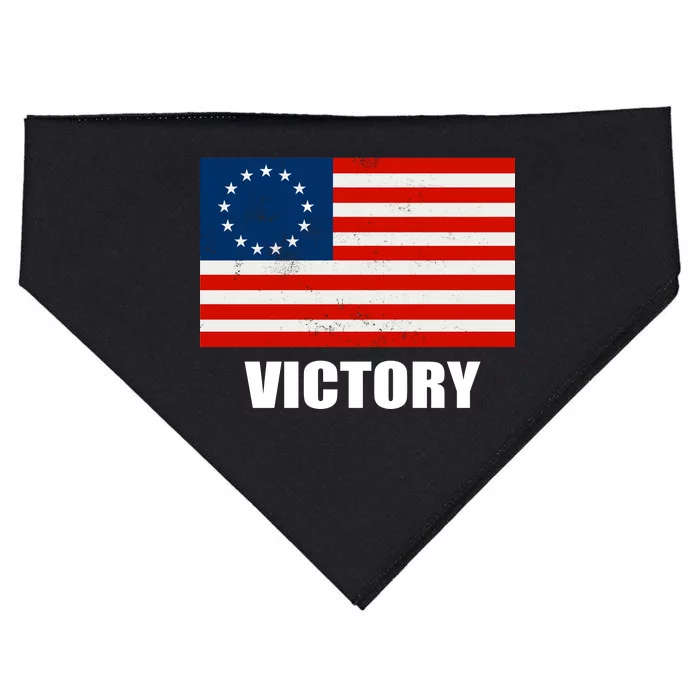 Betsy Ross American Victory Flag USA-Made Doggie Bandana