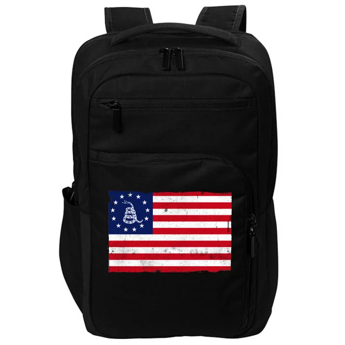 Betsy Ross Don't Tread On Me Flag Impact Tech Backpack