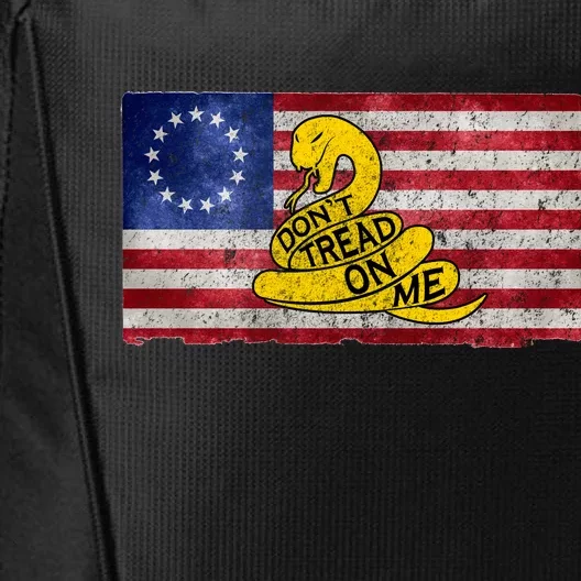 Betsy Ross Don't Trend On Me Snake City Backpack