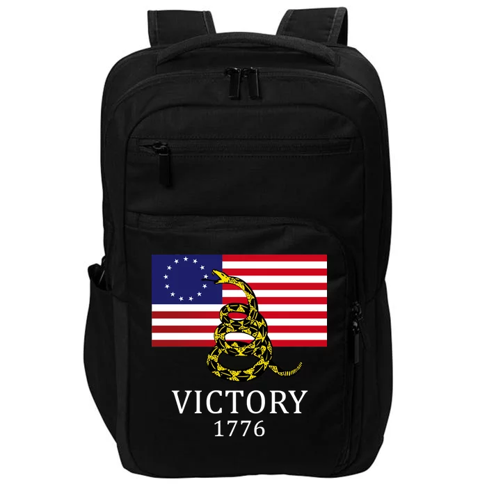 Betsy Ross Flag Don't Tread On Me 13 Colonies Impact Tech Backpack