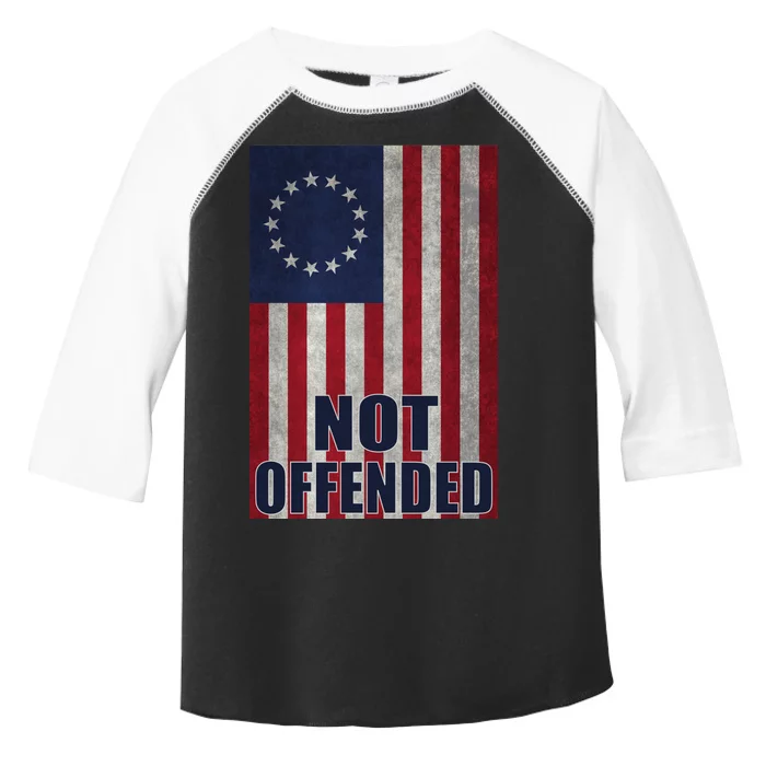 Betsy Ross Flag Not Offended 13 Stars For Protesters Toddler Fine Jersey T-Shirt