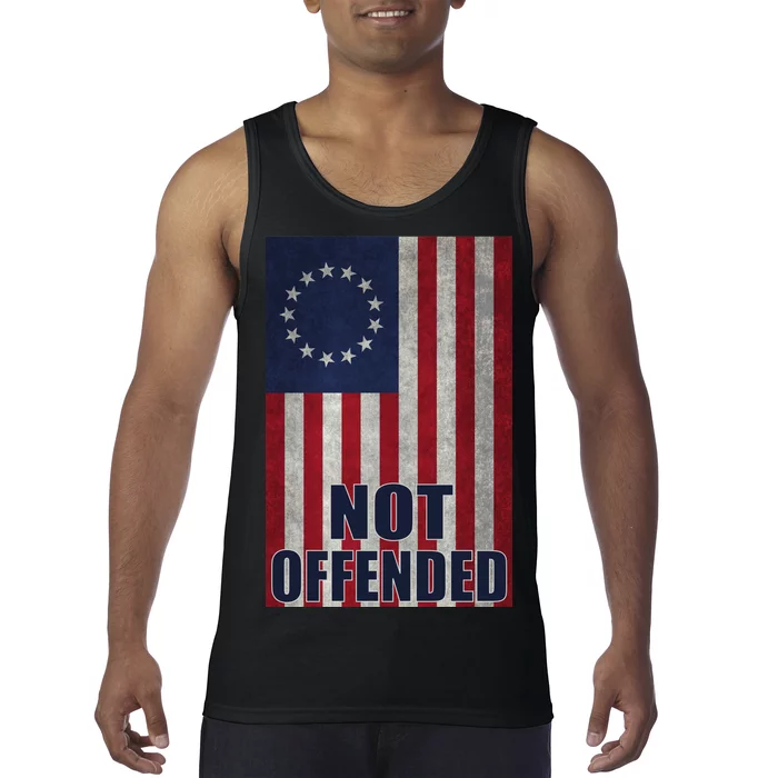 Betsy Ross Flag Not Offended 13 Stars For Protesters Tank Top