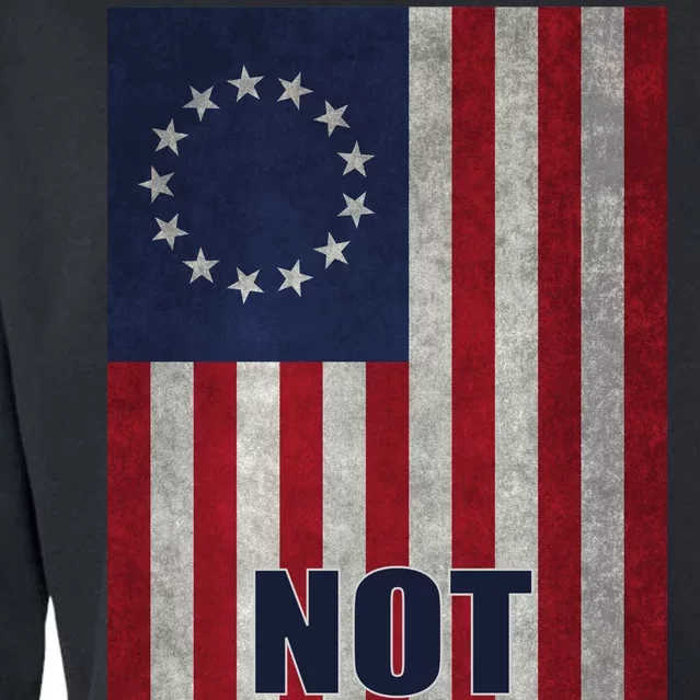 Betsy Ross Flag Not Offended 13 Stars For Protesters Cropped Pullover Crew