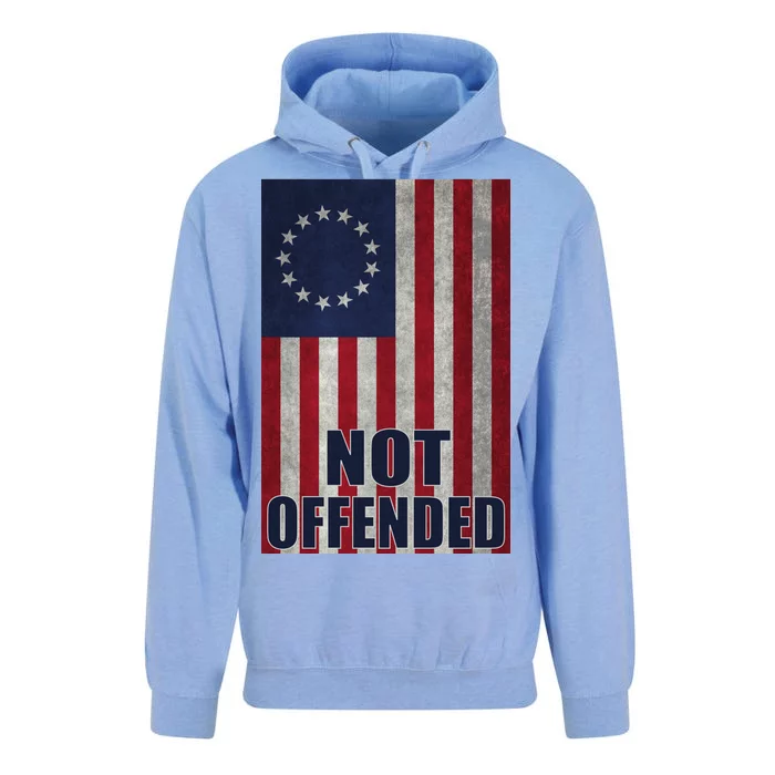 Betsy Ross Flag Not Offended 13 Stars For Protesters Unisex Surf Hoodie