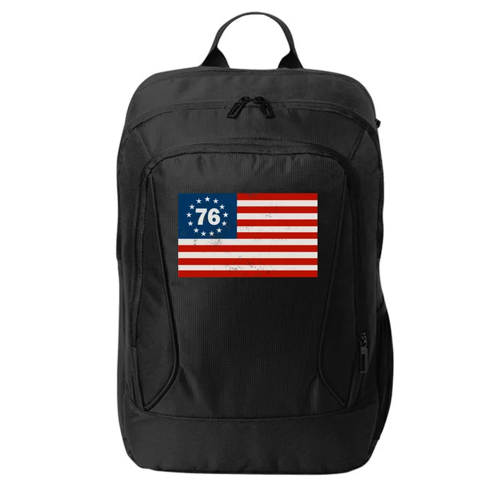 Betsy Ross Flag United States of America 1776 City Backpack