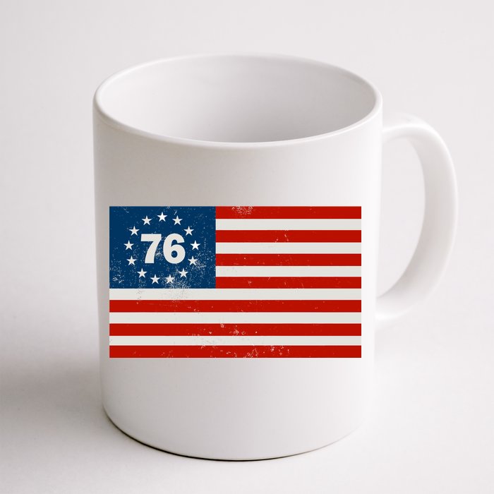 Betsy Ross Flag United States of America 1776 Front & Back Coffee Mug