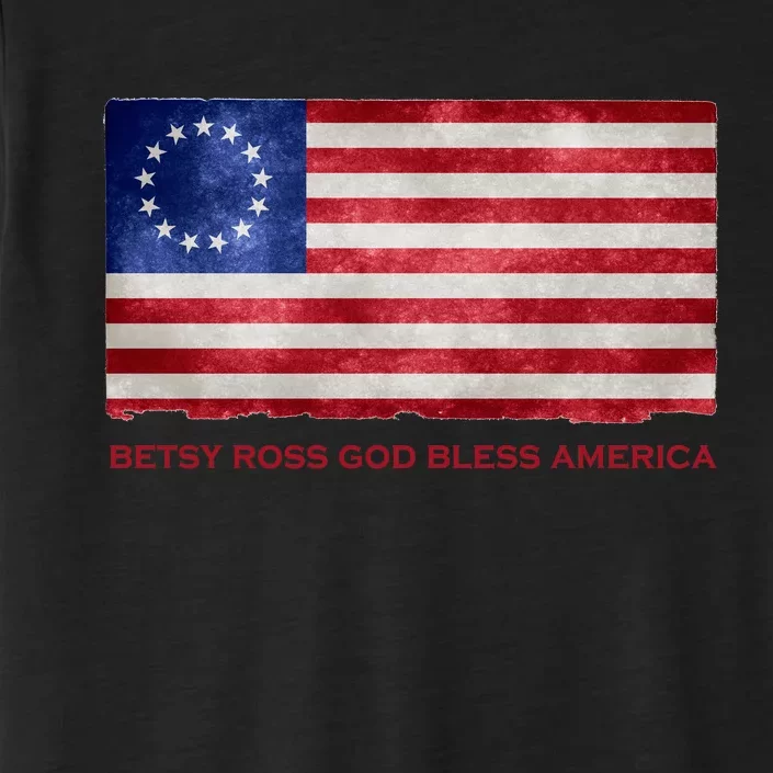 Betsy Ross God Bless America ChromaSoft Performance T-Shirt