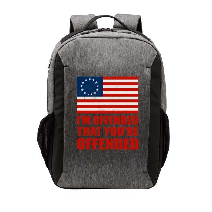 Betsy Ross I'm Offended That You're Offended Vector Backpack