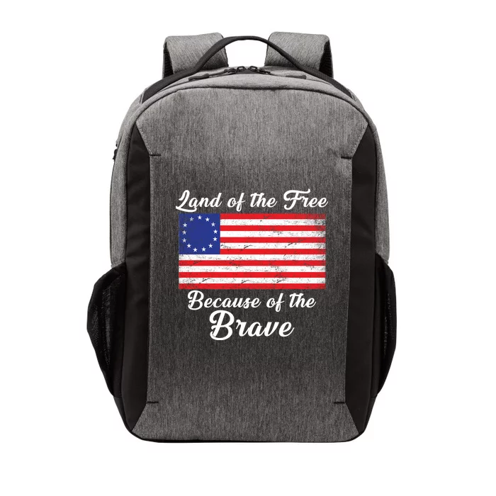 Betsy Ross Land Of The Free Because Of The Brave Vector Backpack