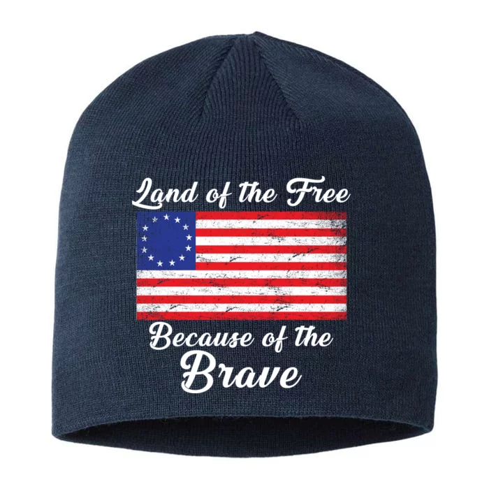 Betsy Ross Land Of The Free Because Of The Brave 8 1/2in Sustainable Knit Beanie