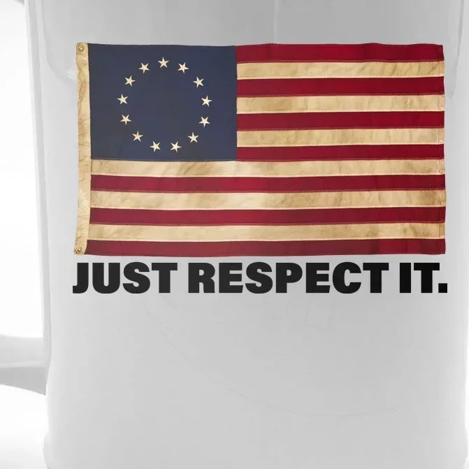 Betsy Ross Original Colonies Just Respect It Front & Back Beer Stein