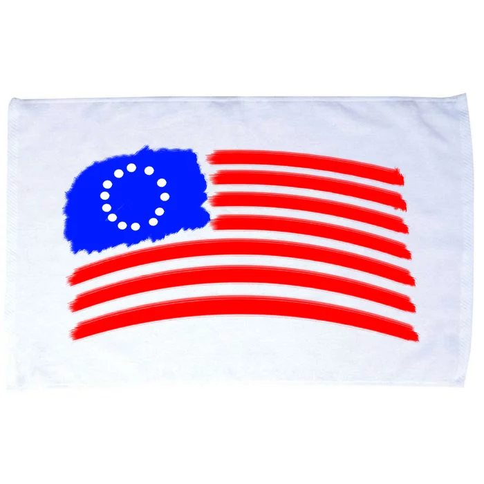 Betsy Ross Original Painted Flag Microfiber Hand Towel