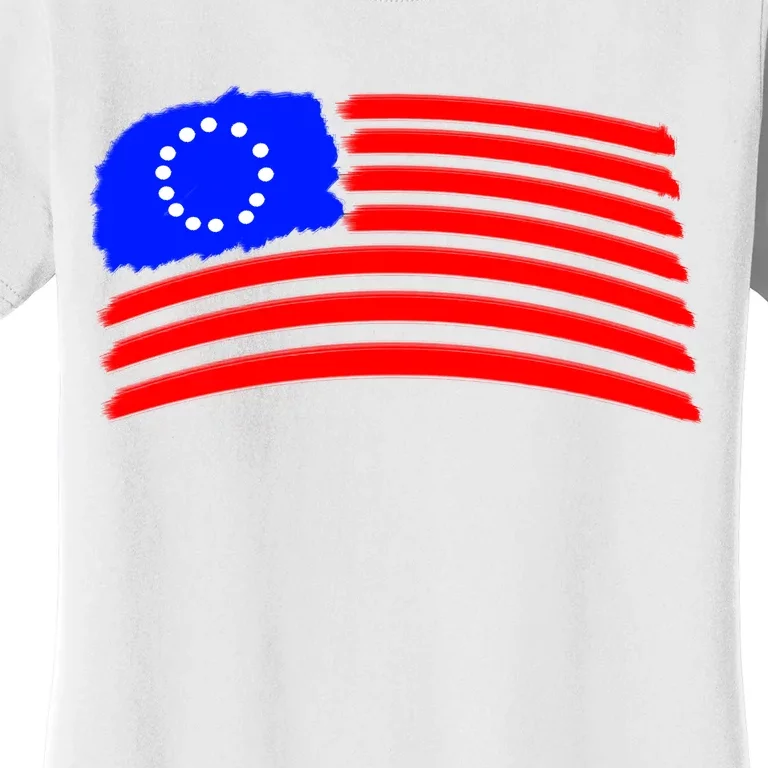 Betsy Ross Original Painted Flag Women's T-Shirt